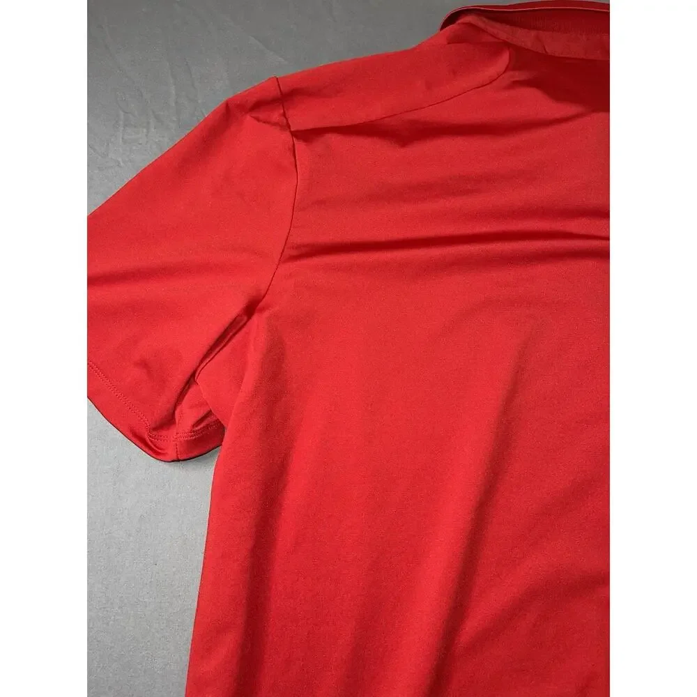 RLX Ralph Lauren Red Golf Polo XL Embroidered RCC Crossed Clubs Logo
